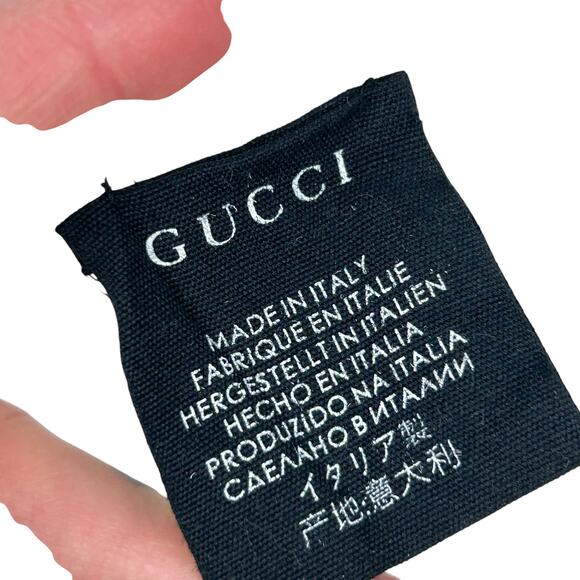 Gucci Cream Knit Logo Print Wide Headband - Picture 4 of 5